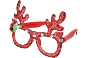 Komonee Christmas Novelty Glasses Sunglasses | Xmas Costume Eyewear Fancy Dress Up | Funny Festive Party Favours for Holiday Celebrations & Photo Booth Props for All Ages