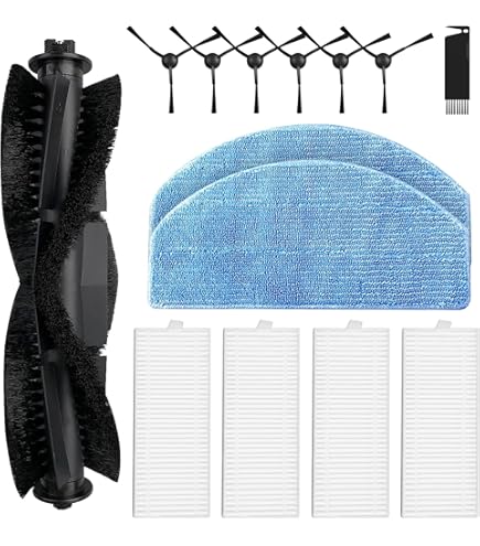 Oniissy Wasbare Rag Mop Pads voor Tikom G8000 Pro/Honiture G20 Robot Stofzuiger (4/10 stuks Oniissy Wasbare Rag Mop Pads voor Tikom G8000 Pro/Honiture G20 Robot Stofzuiger (4/10 stuks