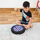 Amazon Brand - Jam & Honey Musical Board Game Fish Game with Rotating Pond | 21 Pieces | Birthday Return Gifts for Kids | Bla