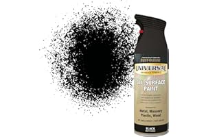 Rust-Oleum 400ml Universal Spray Paint - Flat Black