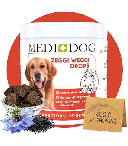 MediBark Haut & Fell Leckerlis Für Hunde – Mit Biotin & Thiamin Gegen Juckreiz, Haarausfall & Dermatose, 225 Stück, Glutenfrei