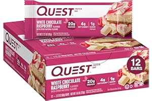 Quest Nutrition Questbars Proteine 12 Barrette, Brownie Al Cioccolato Bianco - 700 g