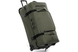 SONS OF ALOHA Sac de Voyage à roulettes Split Roller Kane XXL Valise Bagage Robuste avec 2 Roues 80 cm Duffle Sac de Sport Chariot et Sac à roulettes 140L