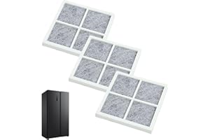 CAIHINIER Filtre à Air pour Réfrigérateur LG Pure n Fresh, 3 Pcs Filtres à Air de Rechange, pour Réfrigérateur/Purificateur d'air LG LT120F,LFX31925SW,LFX31925SB