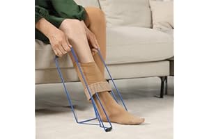 Aidapt Tall Sock and Stocking Aid Helper.Compression Sock,Tights,Hosiery,Reduces Bending,Strong Wire Frame,Mobility,Elderly,Disability