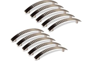 SOTECH 10 x SO-TECH® Poignée de Meuble DICO Finition en Acier Inox Entraxe 96 mm Poignée de Meuble Poignée