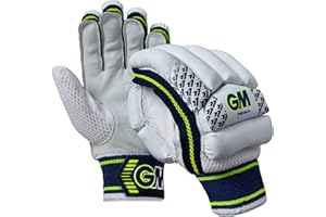 Gunn & Moore GM Cricket-Schlaghandschuhe Prima | leichtes Design | Handfläche aus Baumwolle | Rechtshänder für Jugendliche | Gewicht pro Paar 330 g | 1 Paar, Weiß