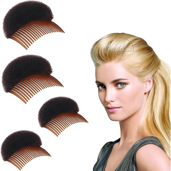 Hair Bump It Up Volumen-Clips - 2 Stück, Unsichtbare Haareinsätze Für Mehr Fülle & Höhe
