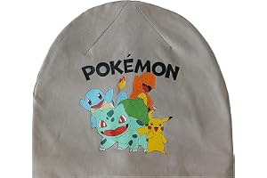 United Labels Pokemon Beanie för pojkar och flickor – Pikachu Bisasam Glumanda Schiggy barn övergångsmössa