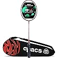 Apacs Z-Ziggler (Unstrung, 38 LBS Max Tension) 6.4mm Slim Shaft | Made in Vietnam | 100% Japanese Graphite Badminton Racket with Free Full Cover | G2-4 1/8 inches