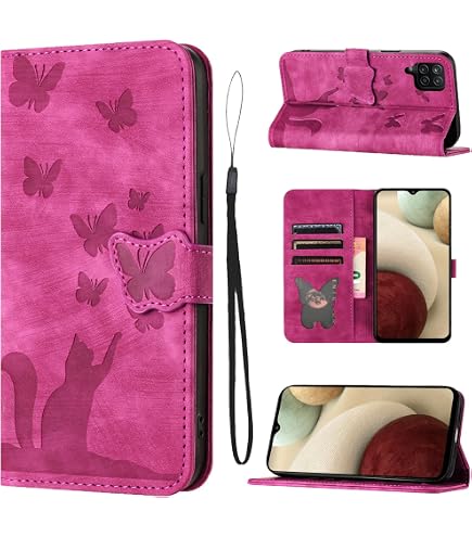 Nodigo-EU per Motorola Moto G14 Cover a Libro Book Pelle PU Portafoglio Magnetica Custodia con Disegni Animale Motivo Antiurto Flip Protettiva Silicone Bumper Kawaii Case - Gatto