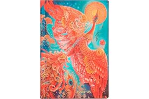 PAPERBLANKS 13-Mois Flexis 2025 Oiseau de Feu Mini HOR