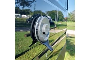 MaJoCompTec® Kondenswasserablauf | Ablauf für Kamindeckel Kaminabdeckung | Zubehör für Abgaskamin der Gas Heizung an Wohnmobil Caravan Kastenwagen (DRIPGUIDE Truma - Alde)
