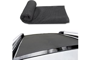 SIIVTON Non-Slip Mat, PVC Grid Pattern Anti-Slip Gripper Roll 90x100cm, Waterproof Non-Slip Liner Mat for Rug Gripper Car Roof Rack Shelf Drawer Liner, Home&Office (Medium - 36 * 39")