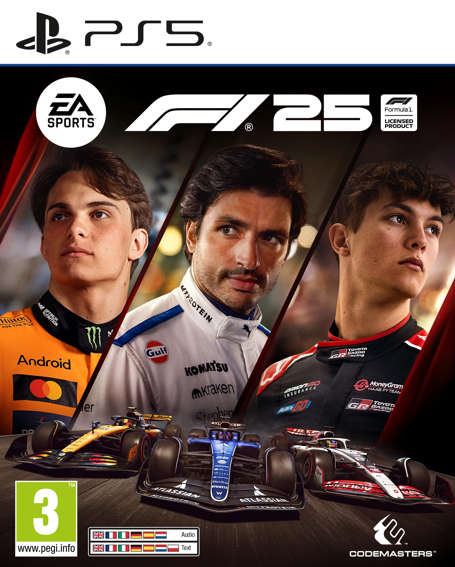 Carátula de F1 25 Standard Edition PS5 | Videojuegos | Castellano para PS5 (edición PAL España)