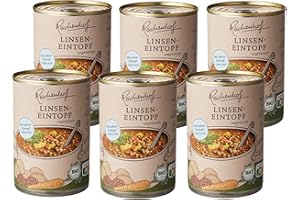 ‎REICHENHOF Reichenhof Bio Linsen-Eintopf - vegan, 6er Pack (6 x 400 g)