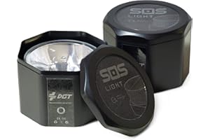 SOS LIGHT GEMCORE 2 x s.o.s. light baliza luminosa V16 LUZ Emergencia, luz de emergencia señal v16 preseñalización peligro, homologada DGT V16, autonomía 6 horas o conexión a toma de corriente del vehículo