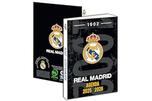 Agenda scolastica 2025 2026, collezione ufficiale. REAL MADRID