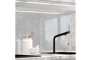 StickerProfis - Pannello Paraschizzi Cucina Adesivo da Parete, HiGloss, 1.8 mm, tutte le superfici - LINEA GRIGIA - (GRAU STRICH) PREMIUM 60 x 220cm