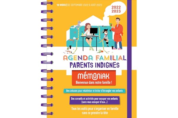 Agenda familial Parents indignes Mémoniak, sept. 2022- août 2023
