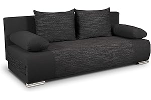 ‎SOFNET Naki Sofa with Pull-Out Bed and Bed Box, Sofa-Bed, Sofa / Couch Set