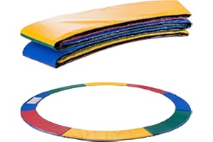 Arebos Copertura per il bordo del trampolino, 183, 244, 305, 366, 396, 427, 457 o 487 cm, multicolore