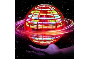 Ivtivfu Fliegender Ball (rot) Flying Orb Ball UFO Magic Spinner Spielzeug für Kinder im Freien, Geschenk für 6-18 Jahre