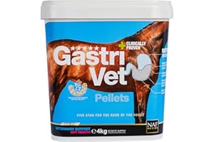 NAF Five Star GastriVet 4kg – Advanced Stomach Support for Horses – Clinically Proven Formula. Includes Prebiotics, Probiotics & Postbiotics – Supporting Stomach Lining & Gut Health
