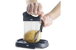 Lacor 68180 Cortador de Patatas Hasselback, Acero Inoxidable 18/10, 18 x 10 cm, Plástico