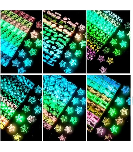 Origami Star Papierstrip, 1200 stuks dubbelzijdig bedrukt Lucky Star