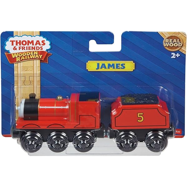 james wooden train engine