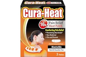 Cura-Heat Neck and Shoulder Pain Direct-to-Skin 3 patches