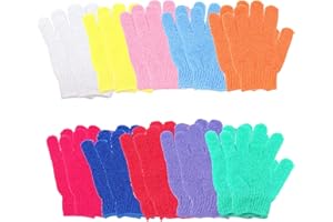QCZJ PeelingHandschuhe,Exfoliating Handschuh Massagehandschuhe Bad Peelinghandschuh Massage Handschuhe für Peeling & Body Scrub,BadHandschuhe für Herren und Damen für Dusche Körper Spa Massage