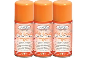 HygienFresh Deodorante Spray Profumo Tessuti Igienizzante Mangia Odori Fumo per Abiti Tende Divani Cassetti Armadi Speciale Lavanderie Idea Regalo Natale Fomula Professionale 150 ml (Vanilla Lemon)