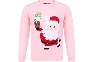 Tokyo Laundry Girls 'Merry Christmas' Crew Neck Novelty Xmas Jumper