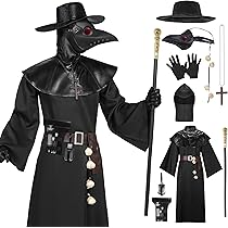 Costume De Médecin De La Peste, Masque De Médecin De La Peste