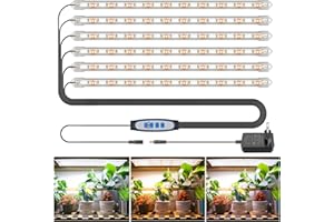 ‎KULLSINSS Kullsinss Pflanzenlampe LED Vollspektrum, 36W 360 LEDS Pflanzenlicht für Zimmerpflanzen, 3000K 6000k 660nm Grow Light mit 6/12/16H Timer, 3 Lichter Modi, 10 Helligkeit Wachstumslampe für Pflanzen