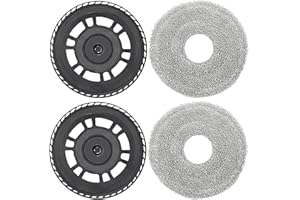 KiimSin Paños de fregona con soporte Accesorios para Dreame X40 Ultra, X40 Master, L40 Ultra, L20 Ultra, para Dreame L10s Pro Ultra Heat / L10s Ultra Gen2, almohadilla de soporte de paños de fregona