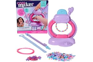 Cool MAKER, Stack'd Heishi-studio-armbandskit med enkel pärlpenna och över 1 200 pärlor för armband, 15, konst och hantverk barnleksaker för flickor från 7 år och uppåt