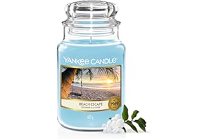 Yankee Candle Scented Candle | Candela in giara grande della Fuga al Mare | Candele a lunga combustione: fino a 150 ore | Regali perfetti per le donne