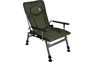 Carp Angelstuhl F5R Deluxe Campingstuhl Karpfenstuhl mit extra Höhe