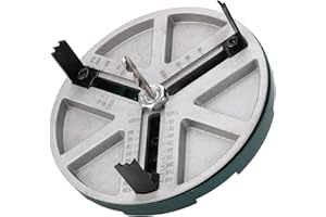 TOPOLENASHOP Sega Fresa a Tazza Regolabile 45-130 mm – Fresa Circolare per Trapano con Punte Intercambiabili – Foratura Legno, Cartongesso, Plastica, Compensato, Laminati – Art. 72001