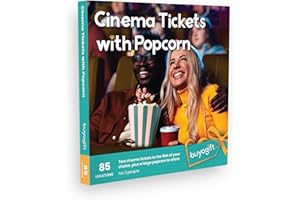 Buyagift Cinema and Popcorn Experience Box for 2-85 UK Movie Outings