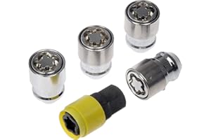 Dorman 712-281 1/2-20 Radschloss-Set, 5 Stück, Chrom