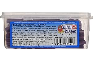 KINGREGAL King Regal Rellenito Frutal - estuche 200 unidades
