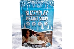 Lets Go Crimbo Instant Snow Fake Snow Artificial Snow Play Snow Slime Just Add Water 1 Pack