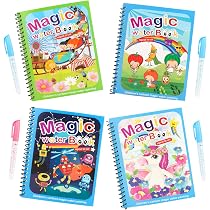 4 Livres magiques de coloriage à l’eau