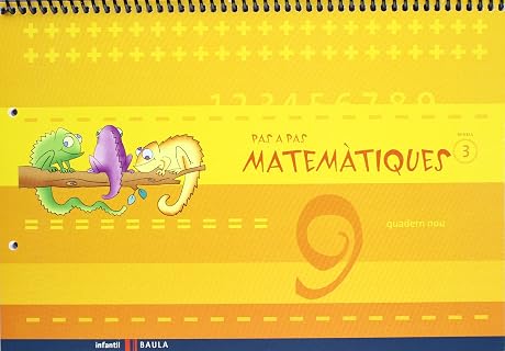 Quadern nou Pas a Pas Matemàtiques nivell 3 Cicle Infantil