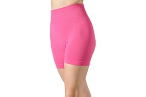 Risalti Pantaloncini Palestra Donna Costina Ilena - Leggins Sportivi Donna in Microfibra, Shorts Donna Vita Alta, Pantaloncini Sportivi Donna, Abbigliamento Donna Senza Cuciture - Made in Italy