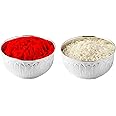 PRD CARATCAFE 925 Sterling Silver 20 gms (10 x 2 pcs) Small Plates Dish/Katori/Wati (2 Pcs) for Diwali Puja Dhanteras Mandir